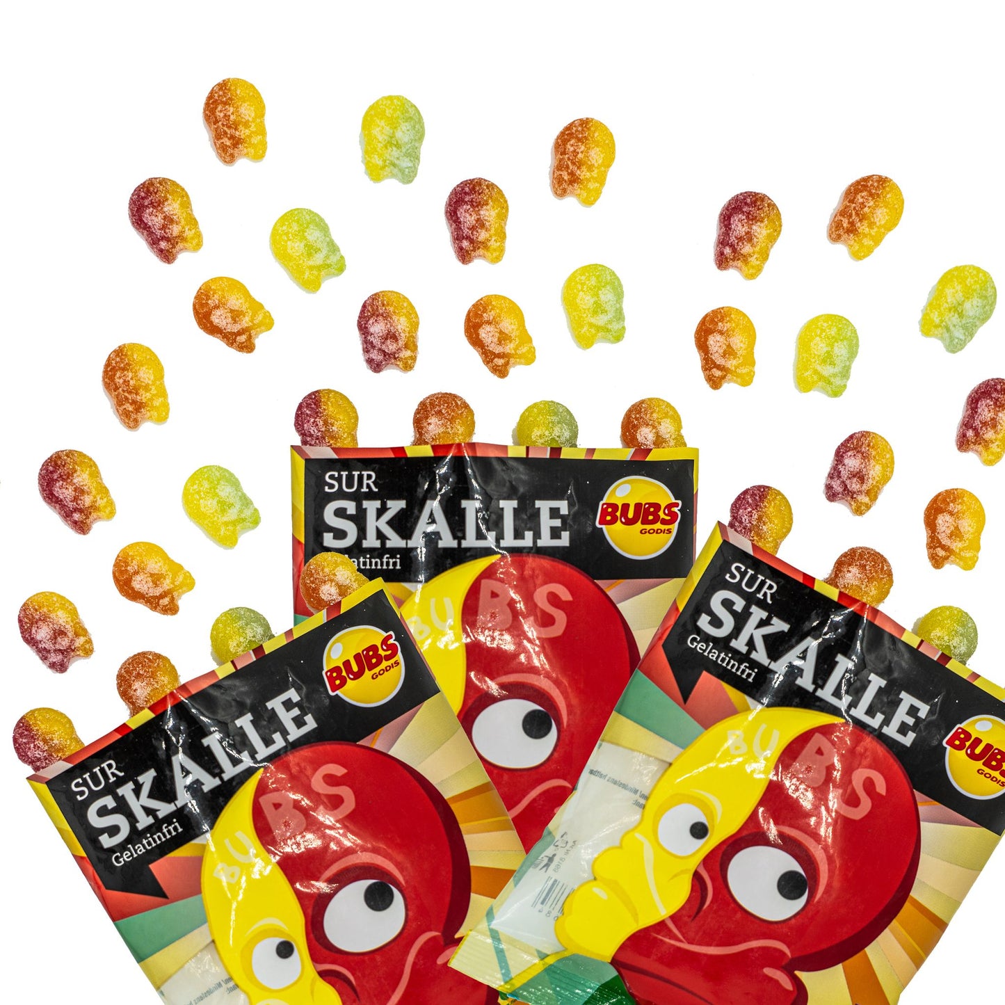 BUBS Sour Mini Skulls