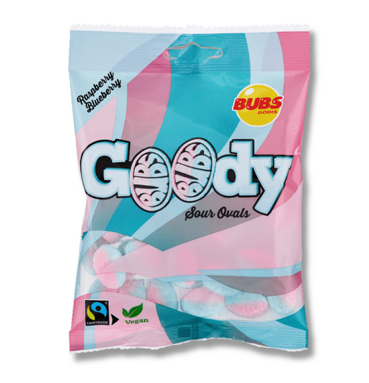 BUBS Goody Sour Raspberry Blueberry Ovals