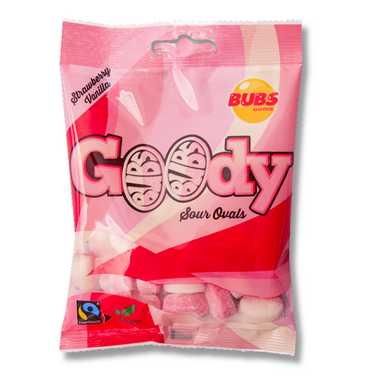 BUBS Goody Strawberry Vanilla Sour Candy