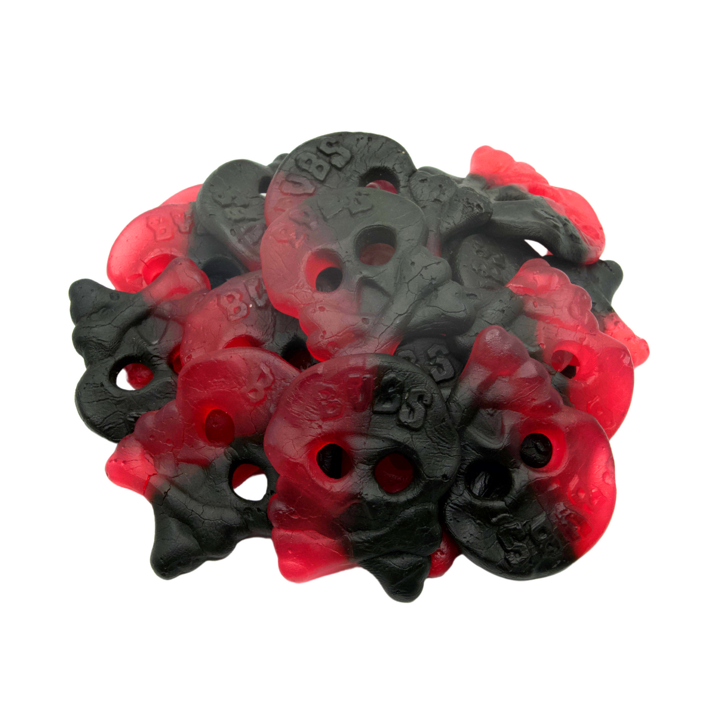 BUBS Raspberry Licorice Skulls
