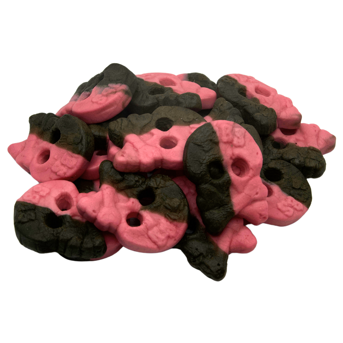 BUBS Raspberry Licorice Foam Skulls