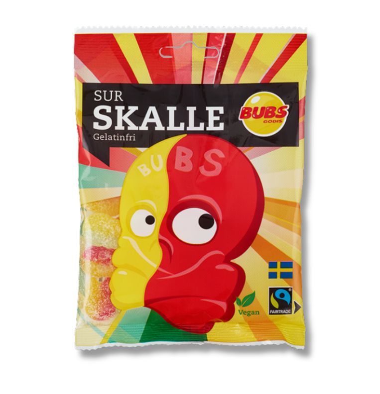 BUBS Sour Mini Skulls